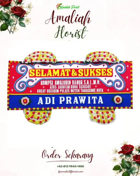 Papan Bunga Ucapan Selamat Sikapat